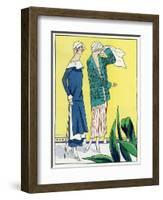 Two Outfits by Philippe Et Gaston and Jean Patou-null-Framed Art Print