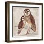 Two Owls I-Lisa Ven Vertloh-Framed Art Print