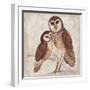 Two Owls I-Lisa Ven Vertloh-Framed Art Print