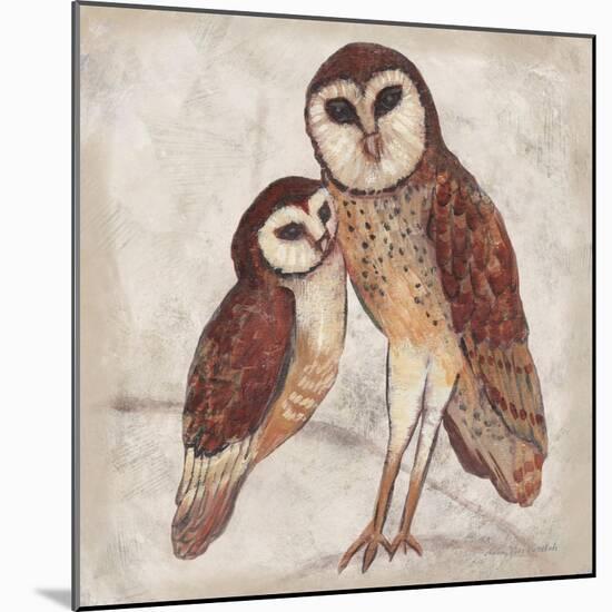 Two Owls I-Lisa Ven Vertloh-Mounted Art Print