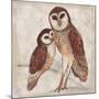 Two Owls I-Lisa Ven Vertloh-Mounted Art Print