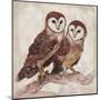 Two Owls II-Lisa Ven Vertloh-Mounted Art Print