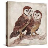 Two Owls II-Lisa Ven Vertloh-Stretched Canvas