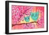 Two Owls-Jennifer McCully-Framed Premium Giclee Print