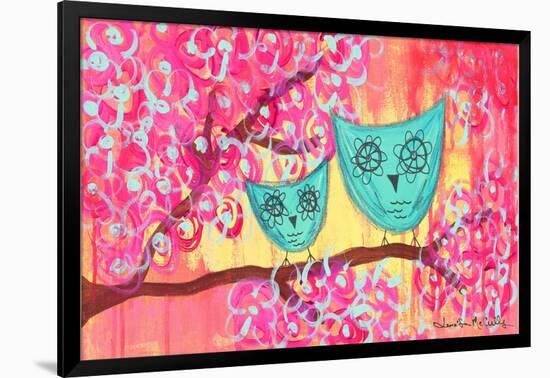 Two Owls-Jennifer McCully-Framed Giclee Print