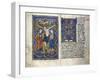 Two Pages from a Thirteenth Century Missale in Latin, from the Middle Rhine Region, C.1250-1300-null-Framed Giclee Print