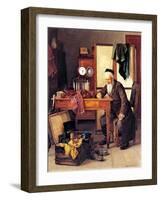 Two Pairs of Shoes-Isidor Kaufmann-Framed Art Print