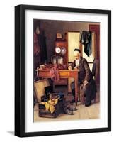 Two Pairs of Shoes-Isidor Kaufmann-Framed Art Print