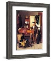 Two Pairs of Shoes-Isidor Kaufmann-Framed Art Print