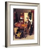 Two Pairs of Shoes-Isidor Kaufmann-Framed Art Print