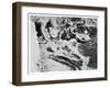 Two Paleontologists Unearth a Dinosaur in Canada-null-Framed Photographic Print