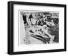 Two Paleontologists Unearth a Dinosaur in Canada-null-Framed Photographic Print