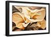 Two Pansy flowers-Lea Faucher-Framed Art Print