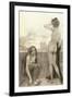 Two Partially-Clad Women by a Wall in a City, 1897-Armand Rassenfosse-Framed Giclee Print