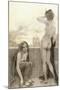 Two Partially-Clad Women by a Wall in a City, 1897-Armand Rassenfosse-Mounted Giclee Print