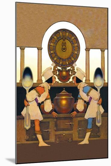 Two Pastry Cooks-Maxfield Parrish-Mounted Art Print