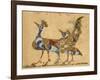 Two Peacocks-Aristotle ibn Bakhtishu-Framed Giclee Print