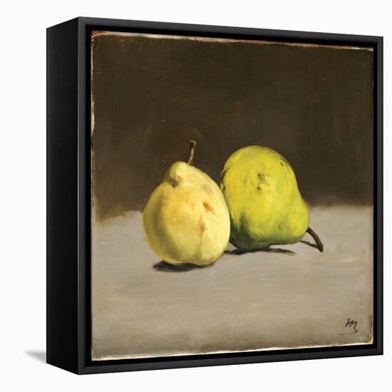 Two Pears, 1864-Edouard Manet-Framed Stretched Canvas