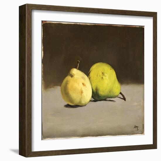 Two Pears, 1864-Edouard Manet-Framed Giclee Print