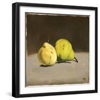 Two Pears, 1864-Edouard Manet-Framed Giclee Print