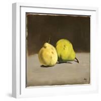 Two Pears, 1864-Edouard Manet-Framed Giclee Print