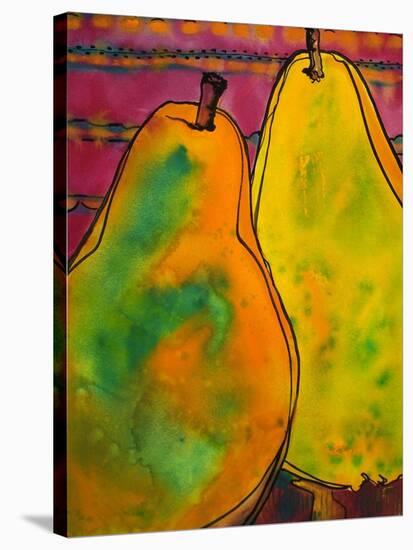Two Pears-Blenda Tyvoll-Stretched Canvas