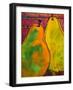 Two Pears-Blenda Tyvoll-Framed Art Print