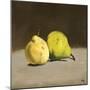 Two Pears-Edouard Manet-Mounted Giclee Print