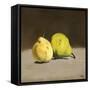 Two Pears-Edouard Manet-Framed Stretched Canvas
