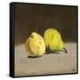 Two Pears-Edouard Manet-Framed Stretched Canvas