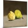 Two Pears-Edouard Manet-Mounted Giclee Print