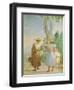 Two Peasant Women and a Child Seen from Behind, from the 'Foresteria' (Guesthouse) 1757-Giandomenico Tiepolo-Framed Giclee Print