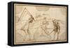 Two Peasants Threshing-Domenico Campagnola-Framed Stretched Canvas