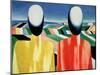 Two Peasants-Kasimir Malevich-Mounted Giclee Print