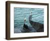 Two Pelicans-Audrey-Framed Giclee Print