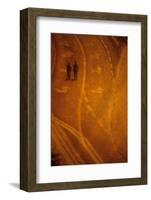 Two People and Avenue by Andre Burian-André Burian-Framed Photographic Print