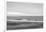 Two people and dog on beach at Point Reyes National Seashore, California, USA-Panoramic Images-Framed Photographic Print