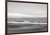 Two people and dog on beach at Point Reyes National Seashore, California, USA-Panoramic Images-Framed Photographic Print