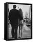 Two People at the Cannes Film Festival-Paul Schutzer-Framed Stretched Canvas