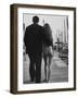 Two People at the Cannes Film Festival-Paul Schutzer-Framed Photographic Print