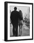 Two People at the Cannes Film Festival-Paul Schutzer-Framed Photographic Print