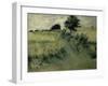 Two People in a Field-Pierre-Auguste Renoir-Framed Giclee Print