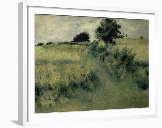 Two People in a Field-Pierre-Auguste Renoir-Framed Giclee Print