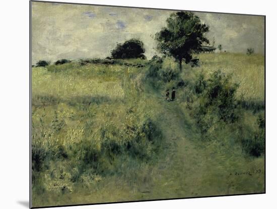 Two People in a Field-Pierre-Auguste Renoir-Mounted Giclee Print