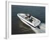 Two People in a Motorboat-null-Framed Photographic Print