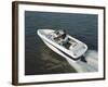 Two People in a Motorboat-null-Framed Photographic Print