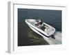 Two People in a Motorboat-null-Framed Photographic Print