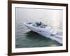 Two People in a Motorboat-null-Framed Photographic Print