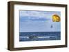 Two people parasailing, Fort Lauderdale, Florida-William Perry-Framed Photographic Print