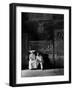 Two People Sitting in Hospital Where St. Catherine Nursed People with the Plague-Walter Sanders-Framed Photographic Print